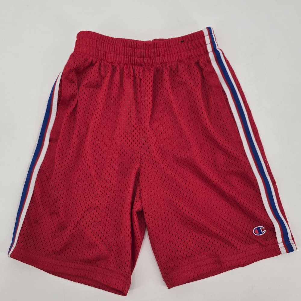Champion Kids Red Athletic Shorts Size 7/8